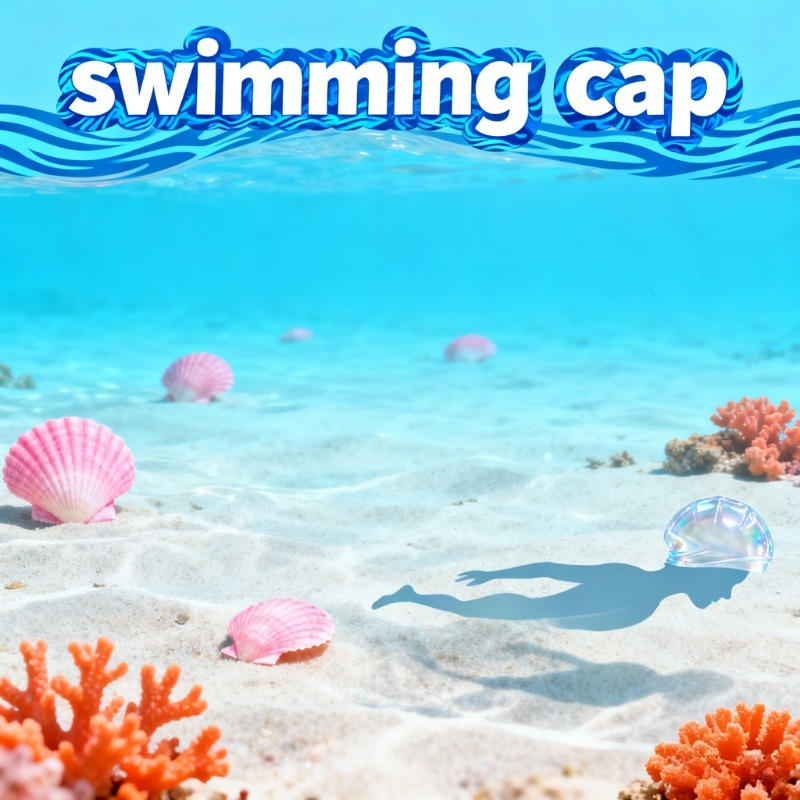 Swim Hat Silicone - Bequeme Kinder-Badekappe aus Silikonmaterial, niedliche Cartoon-Designs,
