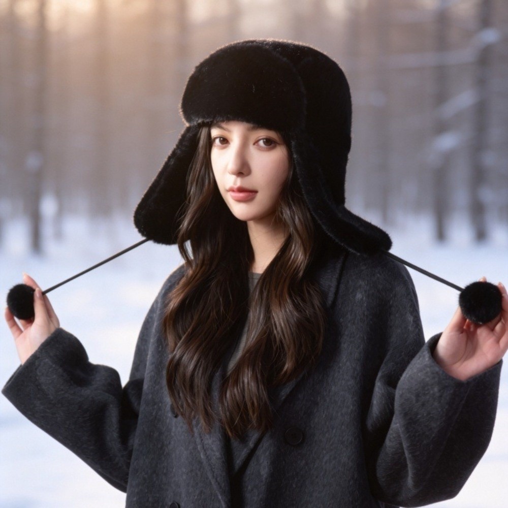 Warme Polyester-Trapper-Mütze  – Trapper Hat Ear Flap Bewertung und Preis