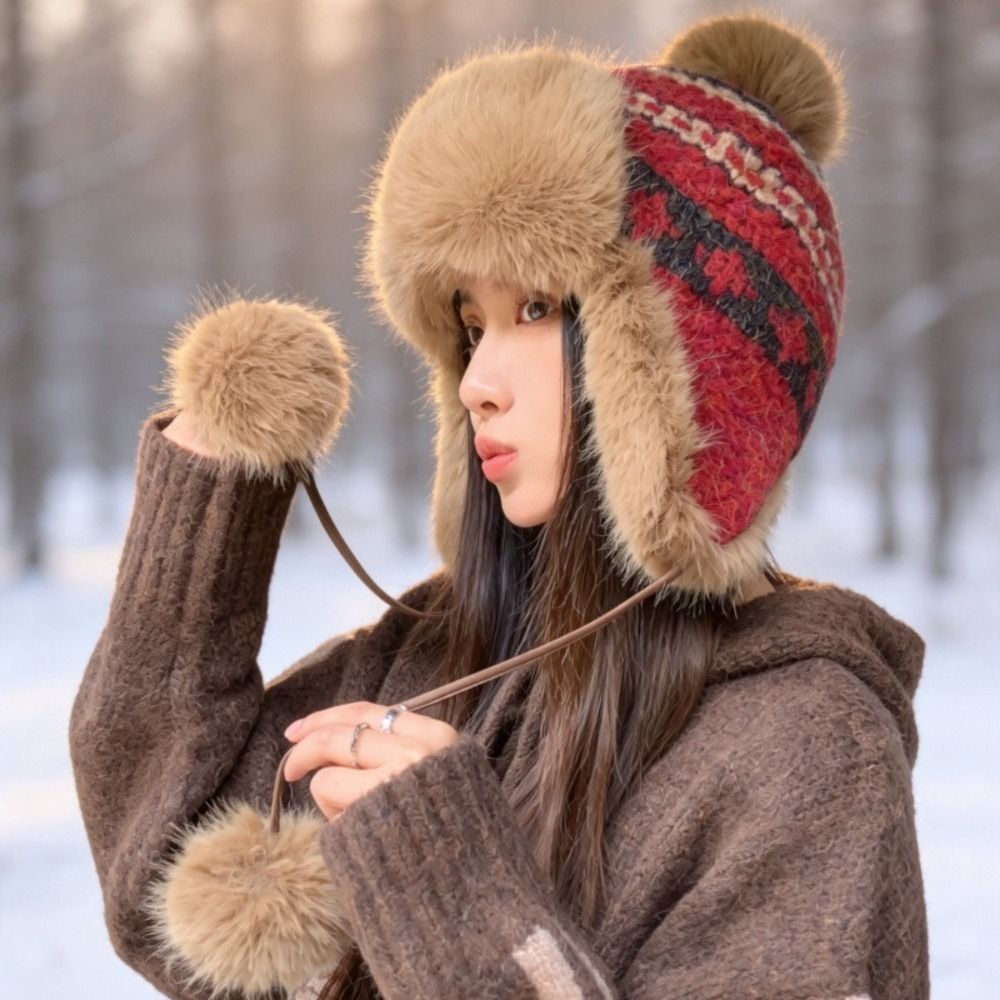 Stilvolle Polyester-Strickmütz – Trapper Hat Ear Flap Bewertung und Preis