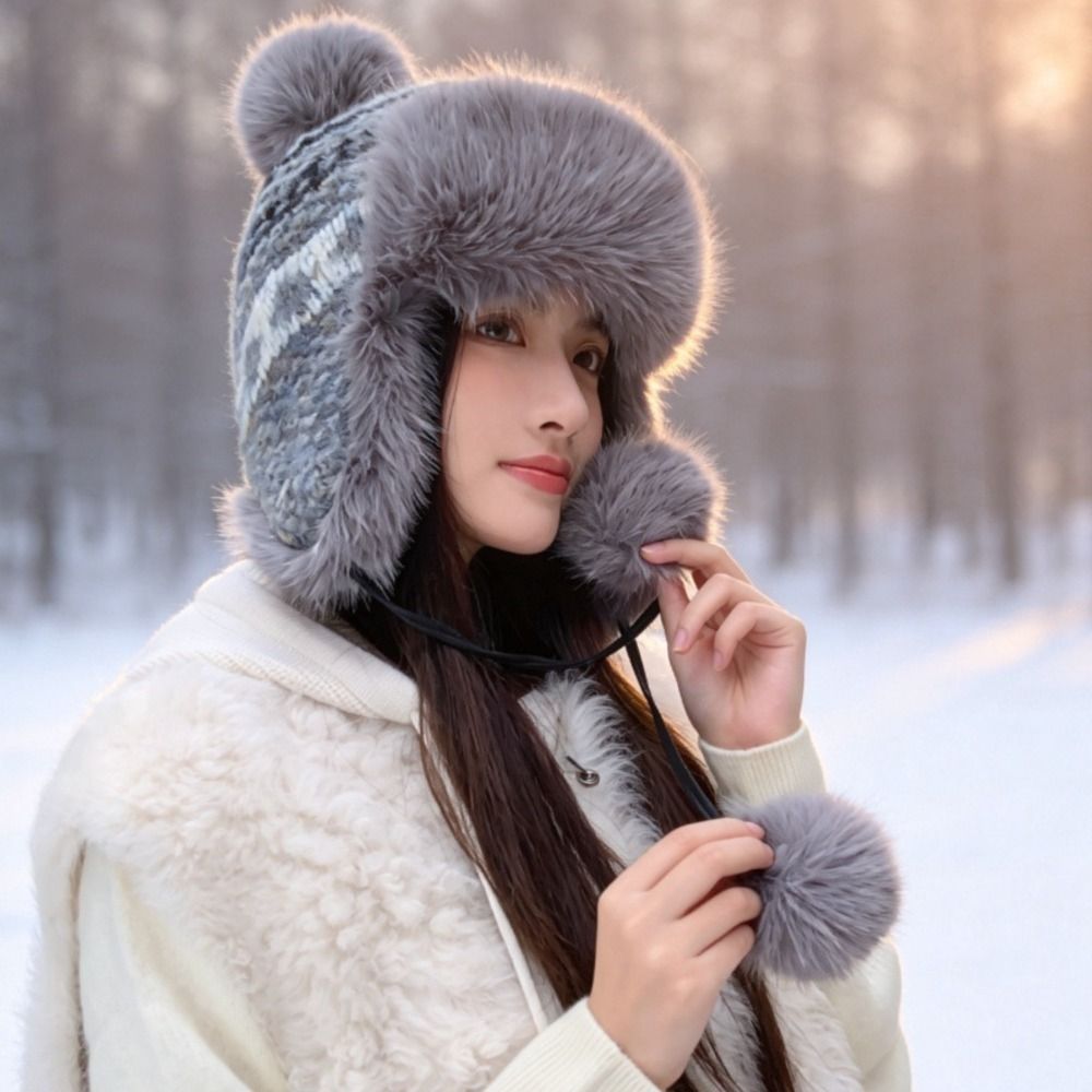 Stilvolle Polyester-Strickmütz – Trapper Hat Ear Flap Bewertung und Preis
