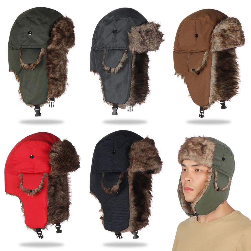 Warme Winter Pelz Earflap Ski  – Trapper Hat Ear Flap Bewertung und Preis