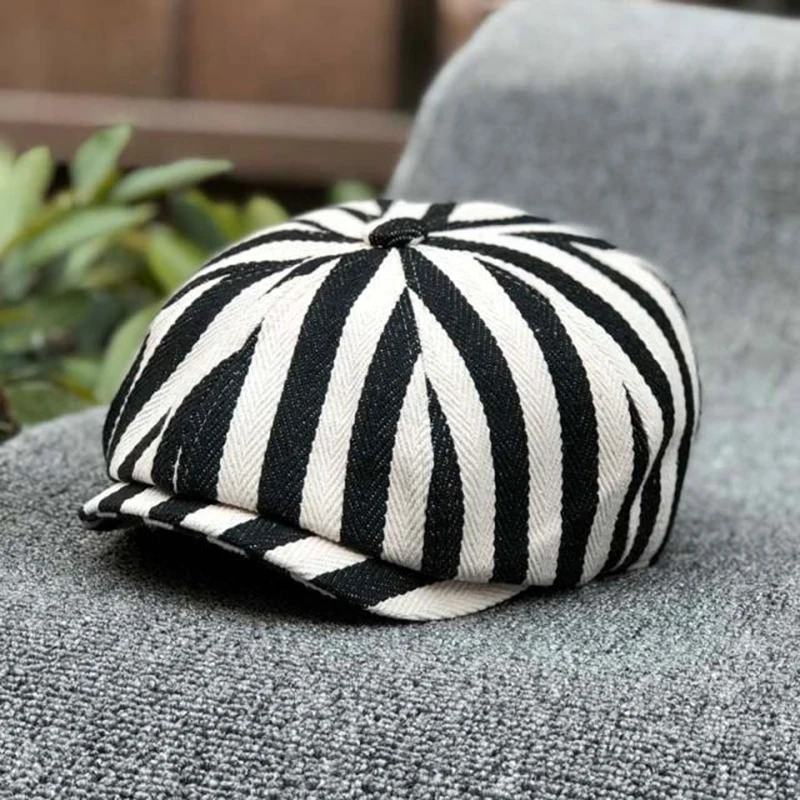 Newsboy-Mütze Baumwolle Gestre – Dad Hat Cotton Bewertung und Preis