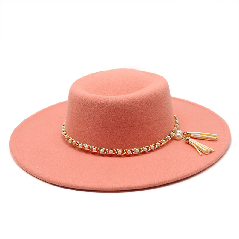 Modischer und eleganter flache – Fedora Hat Wool Bewertung und Preis