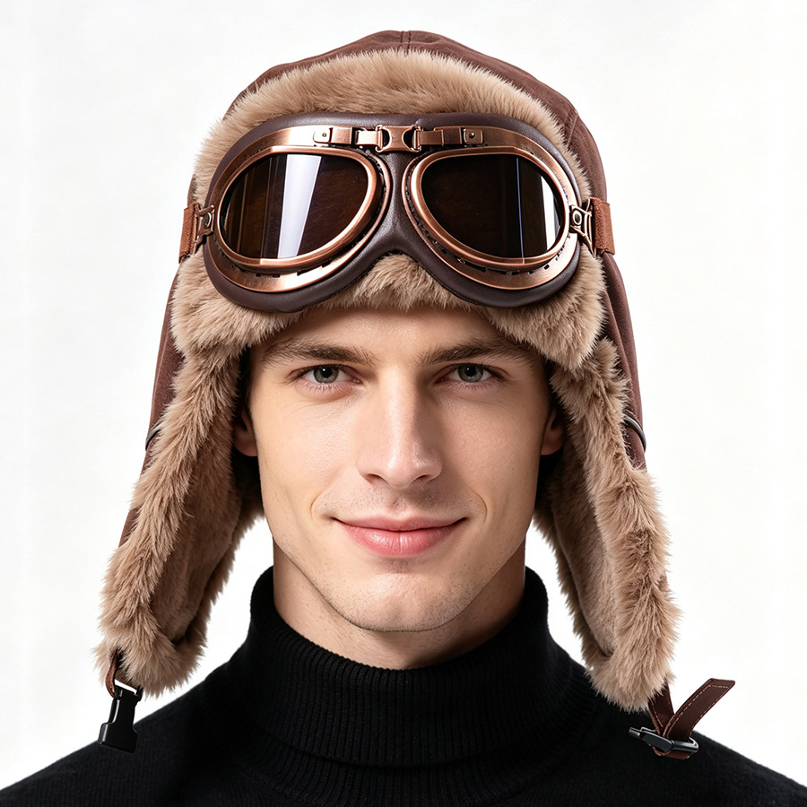 Vintage-Fliegermütze mit Schut – Winter Trapper Hat Bewertung und Preis
